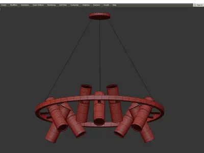 APPOINT ROUND LIGHT Low-poly 3D model