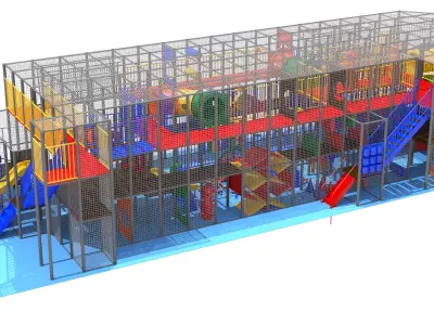 Indoor Playground 3D model