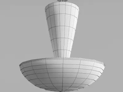 Gino Sarfatti Arteluce 3003 Ceiling Lamp Italy 1950 Italy 3D model