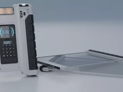 Sci-Fi Controller-Screen 3D model