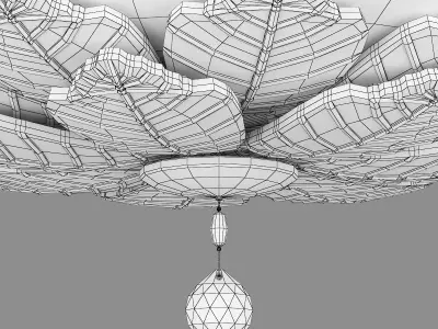 804057 Petalo Lightstar Ceiling lamp   3D model