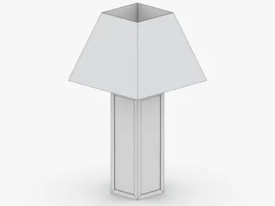 1394 - Table Lamp Low-poly 3D model