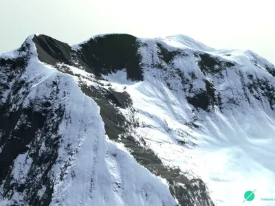 Snow Mountain 04 3D model
