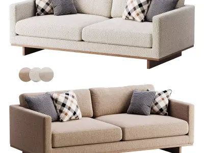 Everly sofa 3D model