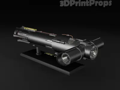Kylo Ren Lightsaber from Star Wars 3D print model