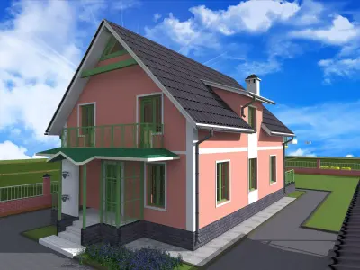 attic house projects  3D model