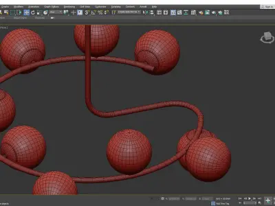 KEONA chandelier Low-poly 3D model