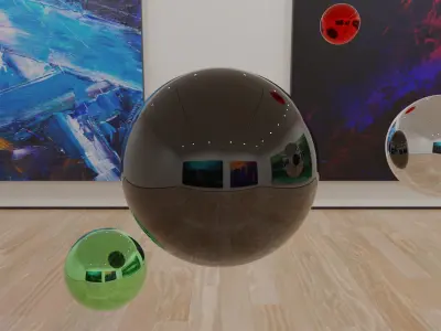 HDRI - Art Museum Gallery Interior 1 - HDR - EXR - 8192x4096 Texture