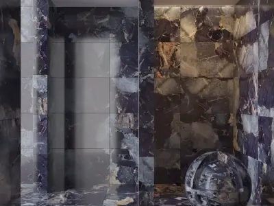 Marble wall 237 3D model