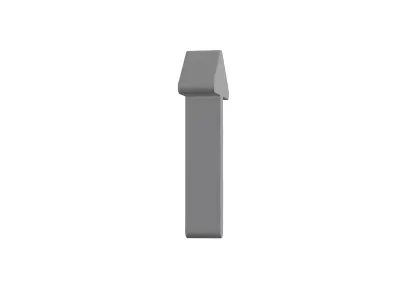 3d arrow alt up Low-poly 3D model