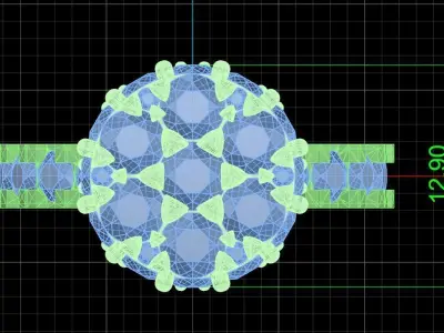 Jewelry ring 367 3D print model