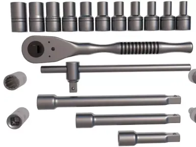 socket wrenches 3D model