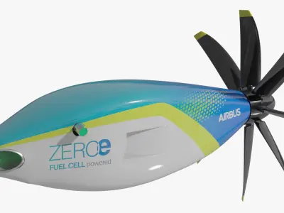  Airbus ZEROe Hydrogen Engine 