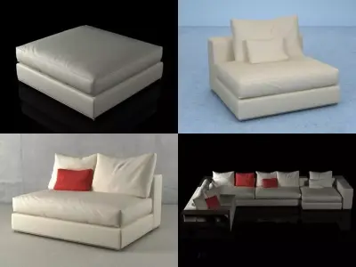 Groundpiece Sofa 3D model