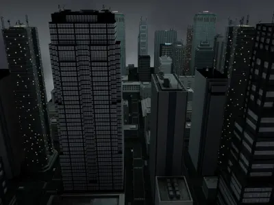  Night City 3D model