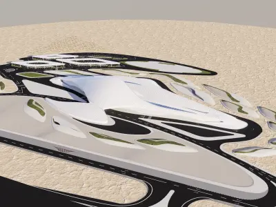 Dubai Beeah  3D model