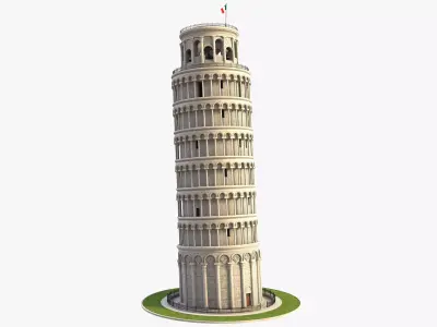 Tower of Pisa 3D model