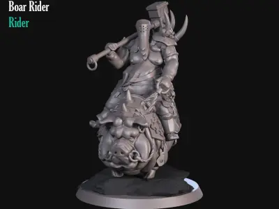Ogre Rider 3D print model