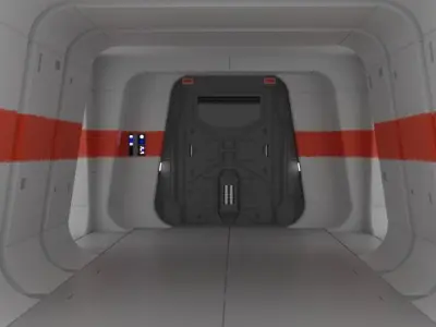 Rogue One - Profundities Hallway - Complete set 1-12 scale 3D print model