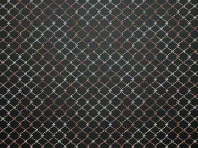 Rusted Fence Metal Perforated PBR Seamless Texture purchase