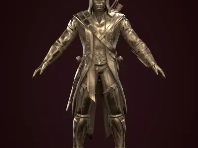 Assassins Creed III - Connor Kenway Low-poly 3D model