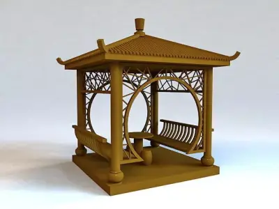 Japanese Pavilion Free 3D model