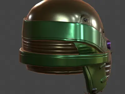 Helmet plastic mask protection  Low-poly 3D model Low-poly 3D model buy
