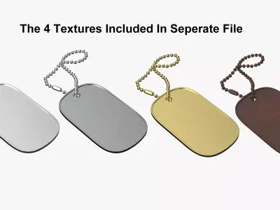 Dog Tag 04 3D model