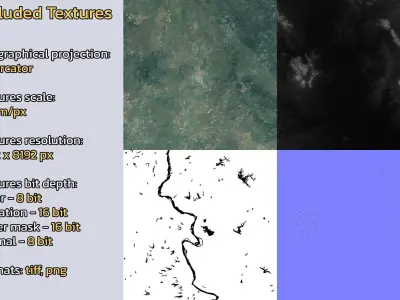 Zhongxiang China City Landscape 3D Model 3D model