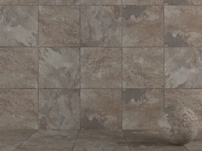 Stone Wall Tiles Rajasthan Black 80x80 Set 3 Texture