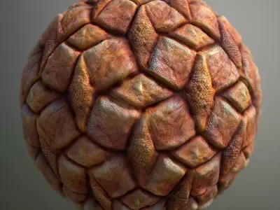 Material Skin Alien 13 Seamless PBR Texture Texture