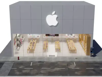 Apple Store 3D model