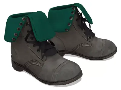 Triumph Boots Low-poly 3D model