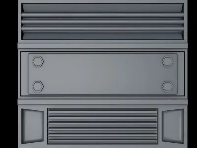 Sci Fi Panels 3D model