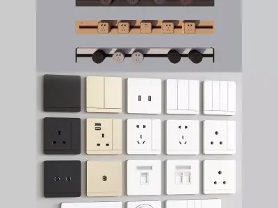 Switch and Outlet Collection-A9 3D model