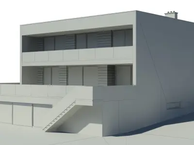 Villa residence Free 3D model