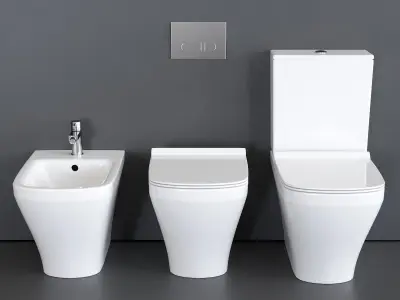 Duravit DuraStyle WC Low-poly 3D model
