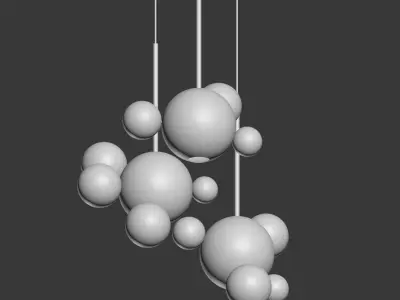 Suspension light Giopato Coombes Bolle BLS 14C Circular  3D model