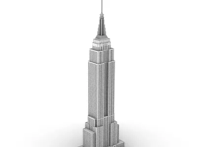 Empire State Building 3D model order