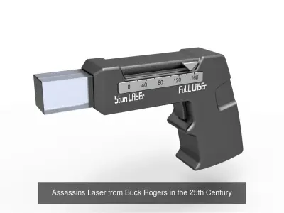 Custom Buck Rogers 3D Model Pack