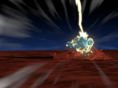 For Anime in Blender - Electricity 3D model