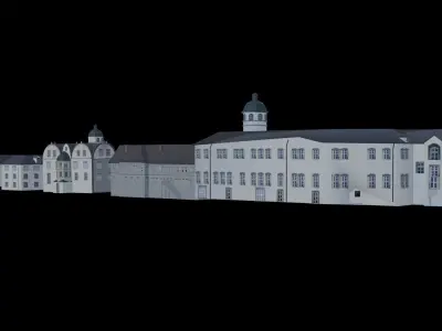 Castle building collection pack 3D model
