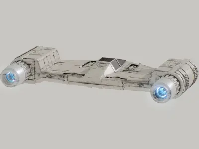 Archer-class Starfighter - Star Wars Kimverse 3D model