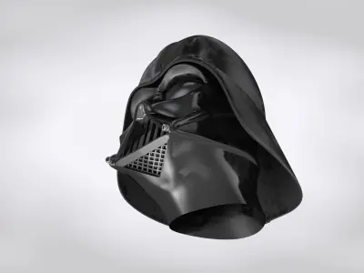 Darth Vader Helmet - NRM and Dirty TXRS Low-poly 3D model