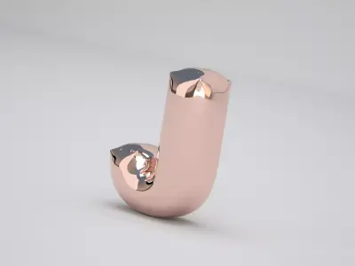 J Balloon Copper 3D model