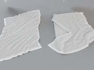 Towel Collection 3D model