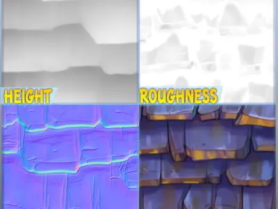 Stylized Roof Seamless Texture Texture