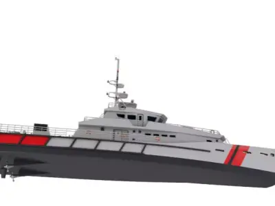 DAMEN Stan Patrol vessel 4207 3D model