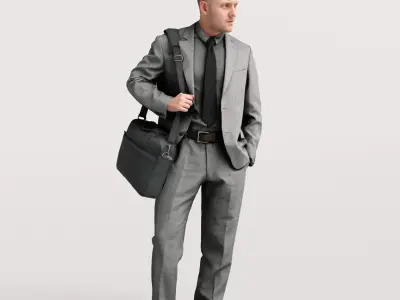 Humano 12- Collection 2202 - STANDING PEOPLE - 12 x 3D models  3D model