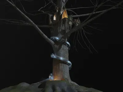 House of Lothlorien - Lord of the Rings 3D model